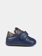 Sneakers blu per neonato,Fendi Kids,BUR099 AGCC F1LQU